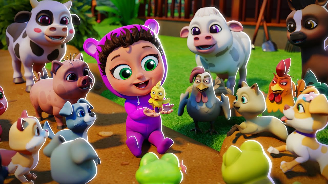 Farm Animal Family Sounds and MORE | Joy Joy World