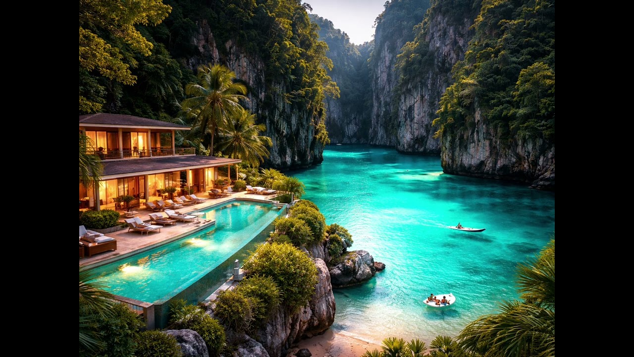 Luxury Ocean Relaxation 10 Minutes พักใจริมทะเล (Ocean Sounds & Deep Reset) ✨🌊🪸