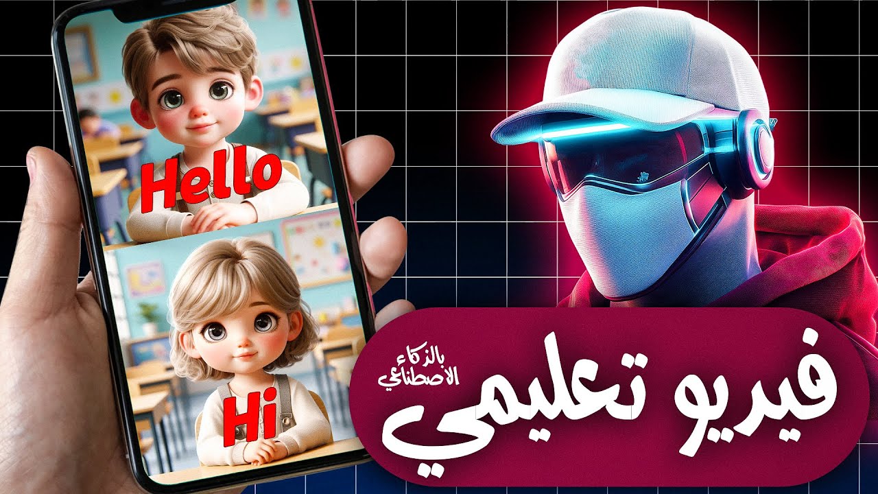 كيف تنشأ فيديوهات تعليمية للأطفال والكبار لتعليم اللغات بالذكاء الاصطناعي
