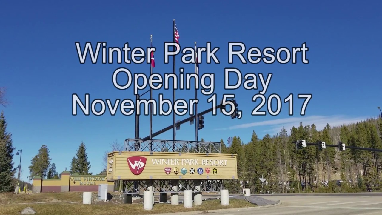 Winter Park Opening Day 2017-2018 Ski Colorado 11/15/2017