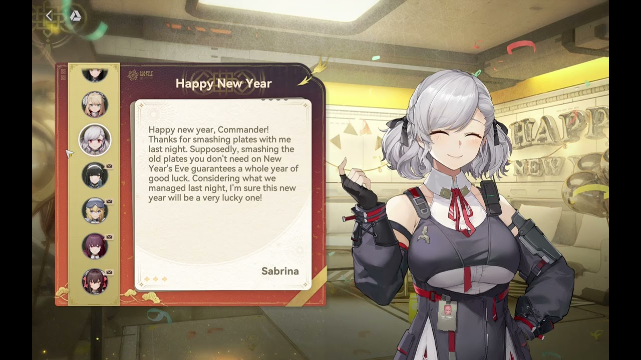 GFL2 EXILIUM Happy New Year's messages from recruited Dolls