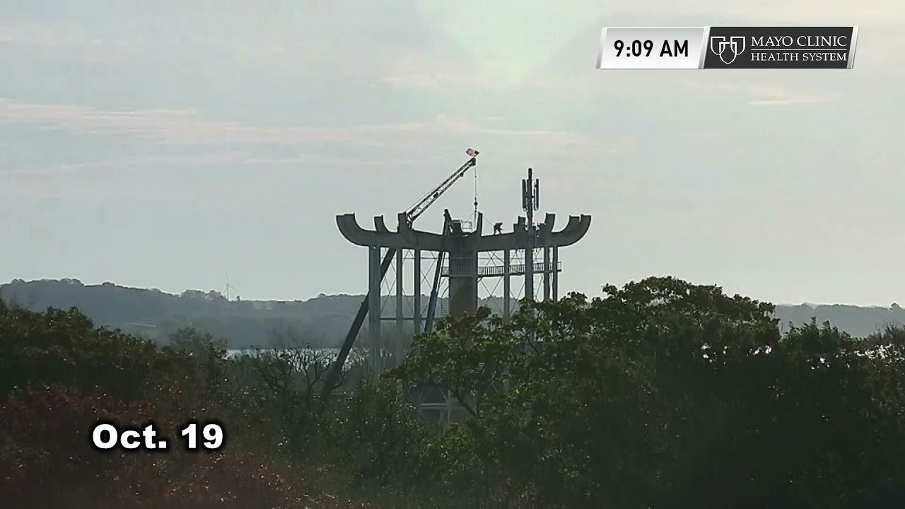 Water Tower Demolition Timelapse - Albert Lea, MN