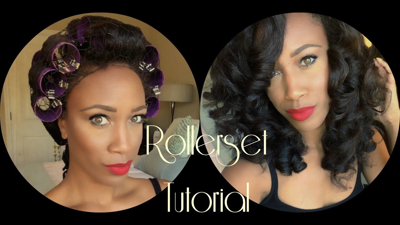 Miix Mii Presents: Rollerset on Curly Hair