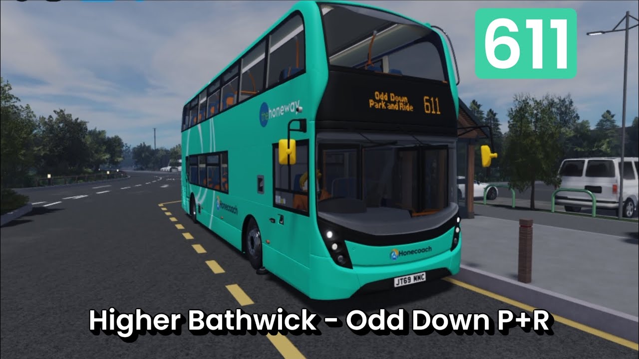 Bathwick Town: Route 611 (Higher Bathwick - Odd Down P+R) 