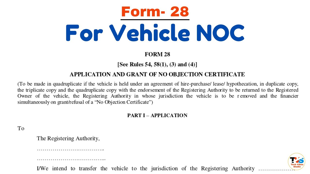 How to Fill Form 28 | NOC Form 28 | Form 28 Kaise Bhare | Form 28 Fill Process
