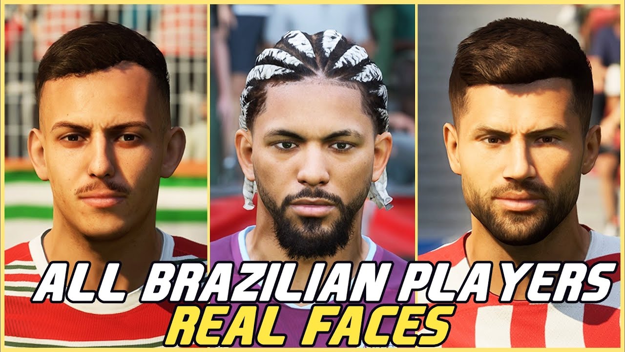 FIFA 23 - ALL BRAZILIAN PLAYERS WITH REAL FACES!