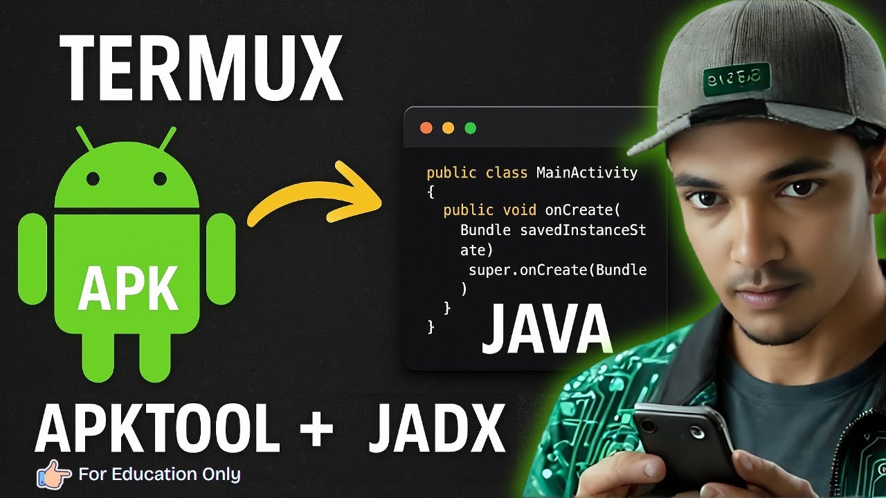 APK Reverse Engineering on Android with Termux | APKTool & JADX (Ethical Guide)