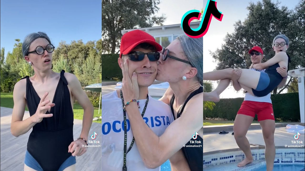 POBRE  ABUELA SE CAE EN LA PISCINA 😂  ANIMALIZE21 Y OTROS | NUEVOS TIKTOKS | AL FINAL ESTA LO MEJOR