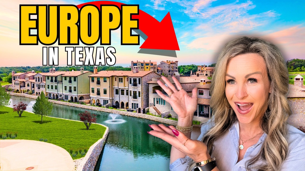 The Secret European Neighborhood in Westlake, TX (Full City Tour!)