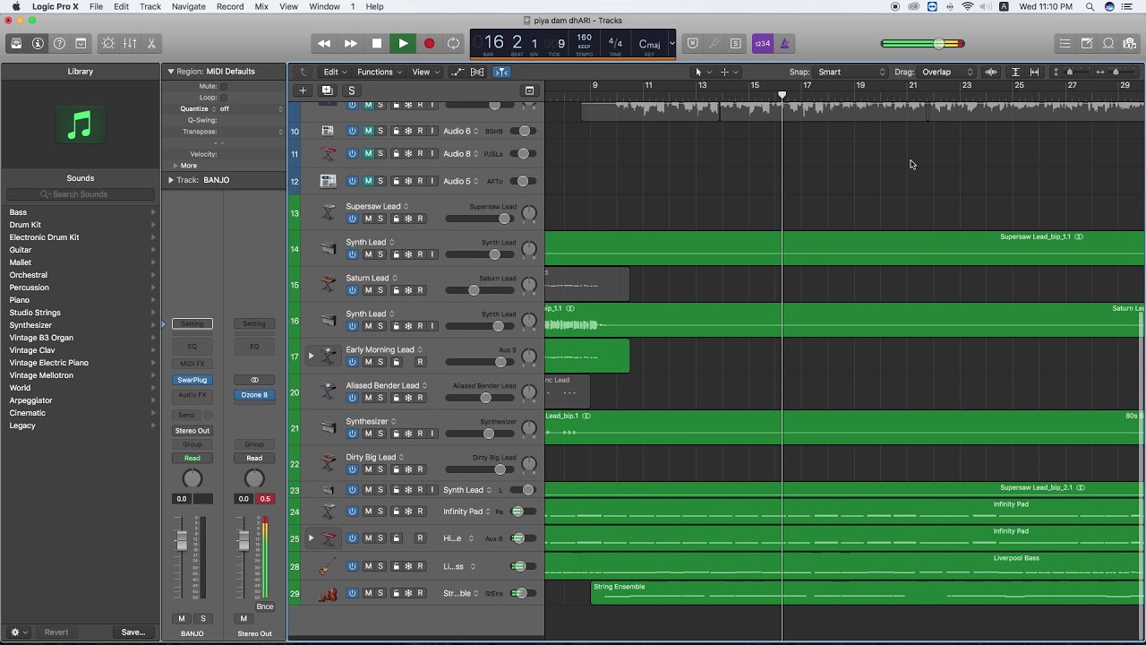 Music Production | bhojpuri song | Logic Pro X