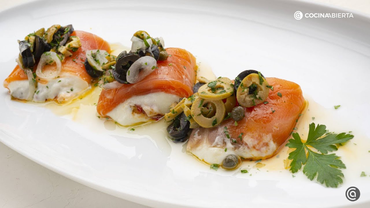 Rulo de Salmon ahumado relleno de brandada, el entrante de Joseba Arguiñano para destacar