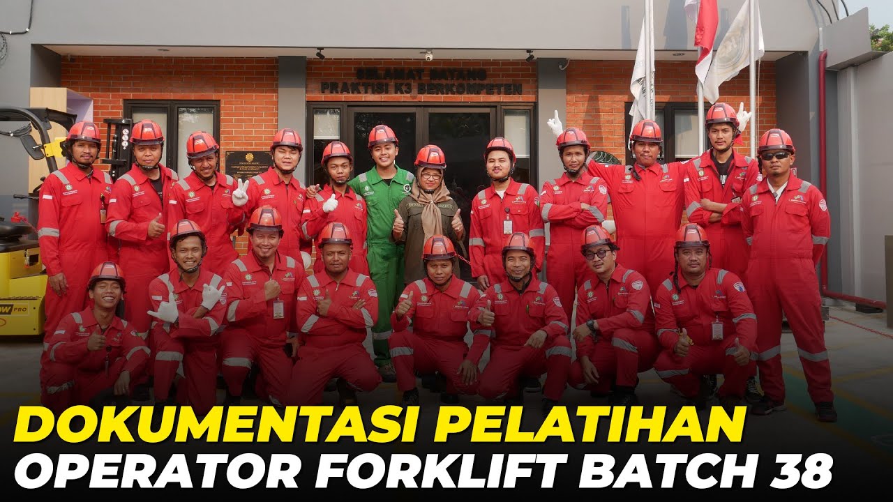 Dokumentasi Pelatihan Operator Forklift Batch 38