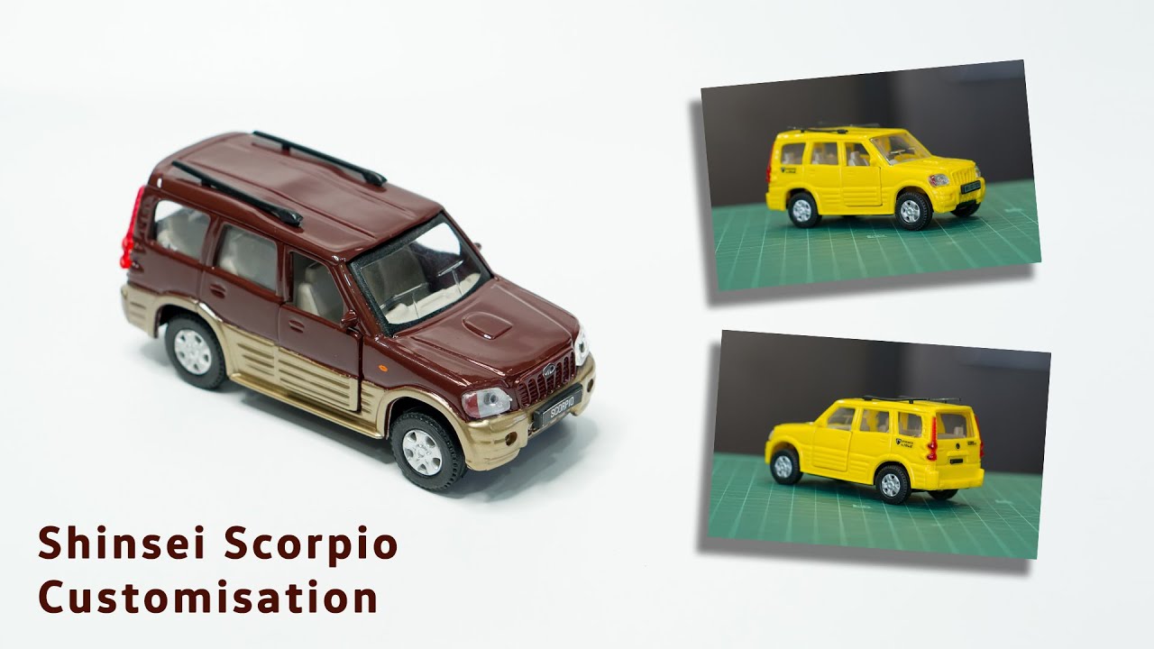 Shinsei Scorpio Customisation | Mahindra Scorpio Miniature | Scorpio Model