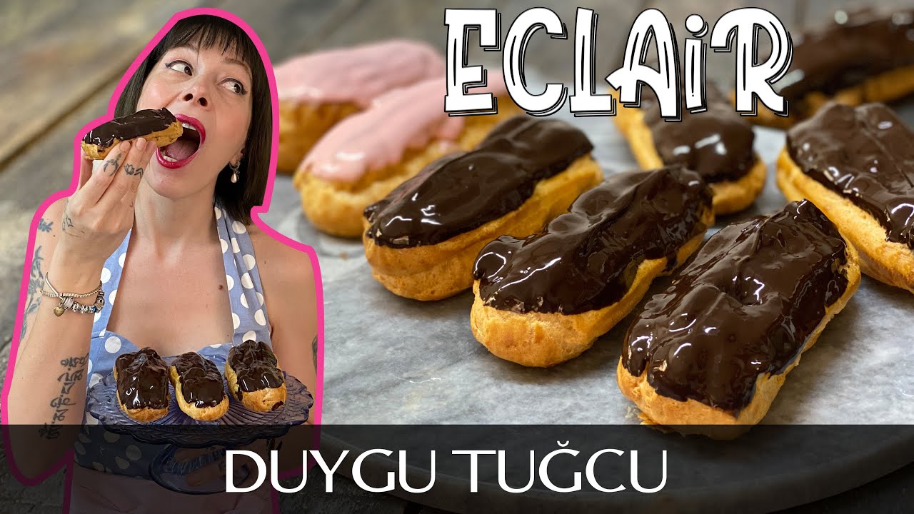 Eclair (Ekler) Tarifi 🍫| BU LEZZETE DELİRECEKSİNİZ 🍫 | Chef Duygu Tıgcu