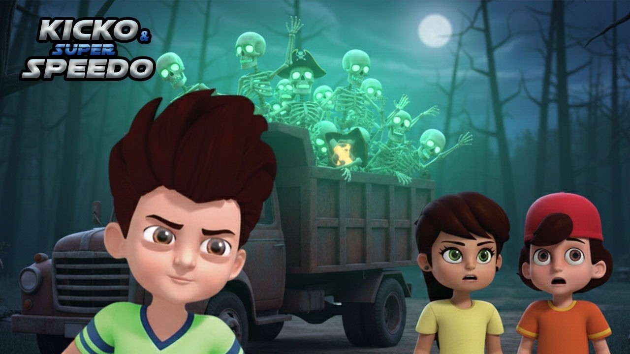 kicko को मिला कंकालों से भरा truck| Kicko & SuperSpeedo | Kids Show|  Funny Video