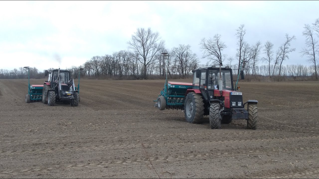 Tavaszi &Aacute;rpa Vet&eacute;s 2020. [2xMTZ 892.2 & Sulky S+Tramline]
