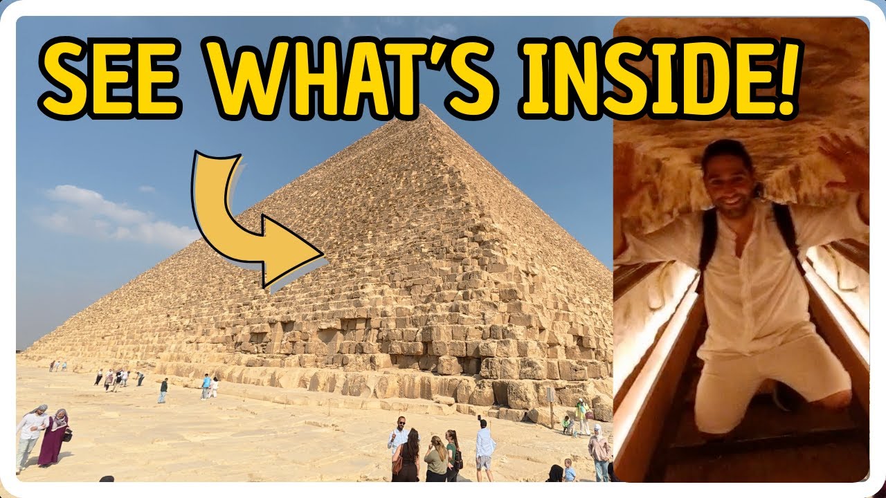 I CAN'T BELIEVE What's Inside the GREAT PYRAMID! Great Pyramid of Giza Tour | Khufu (Keops)