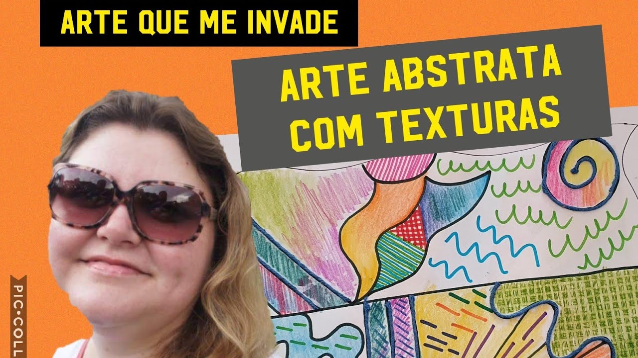 ARTE ABSTRATA FÁCIL com texturas