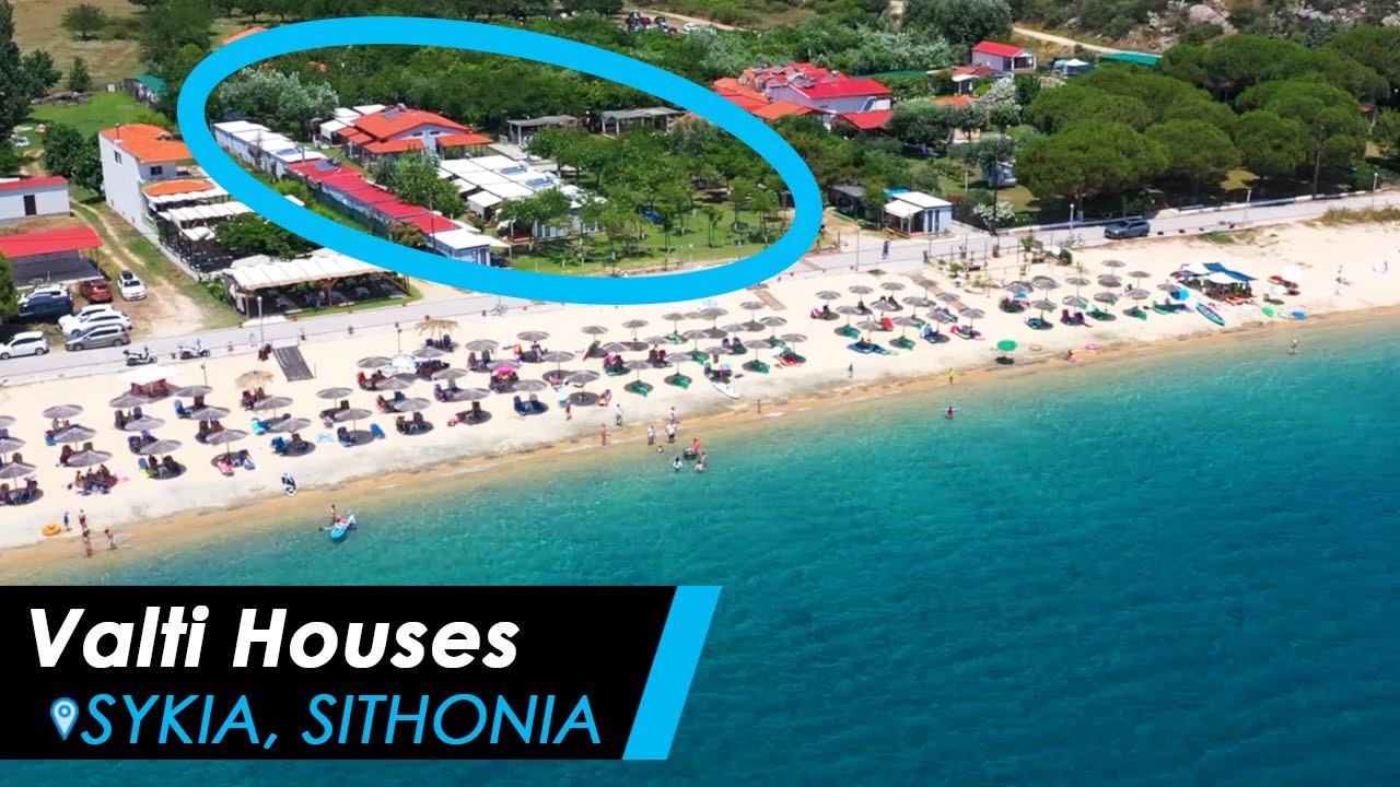 Valti Houses, location,  Sykia - Sithonia