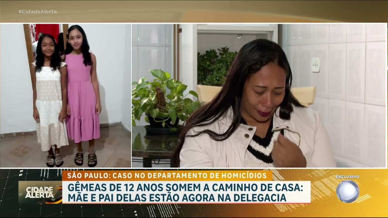 Irmãs gêmeas de 12 anos desaparecem após saírem da casa do pai | CIDADE ALERTA