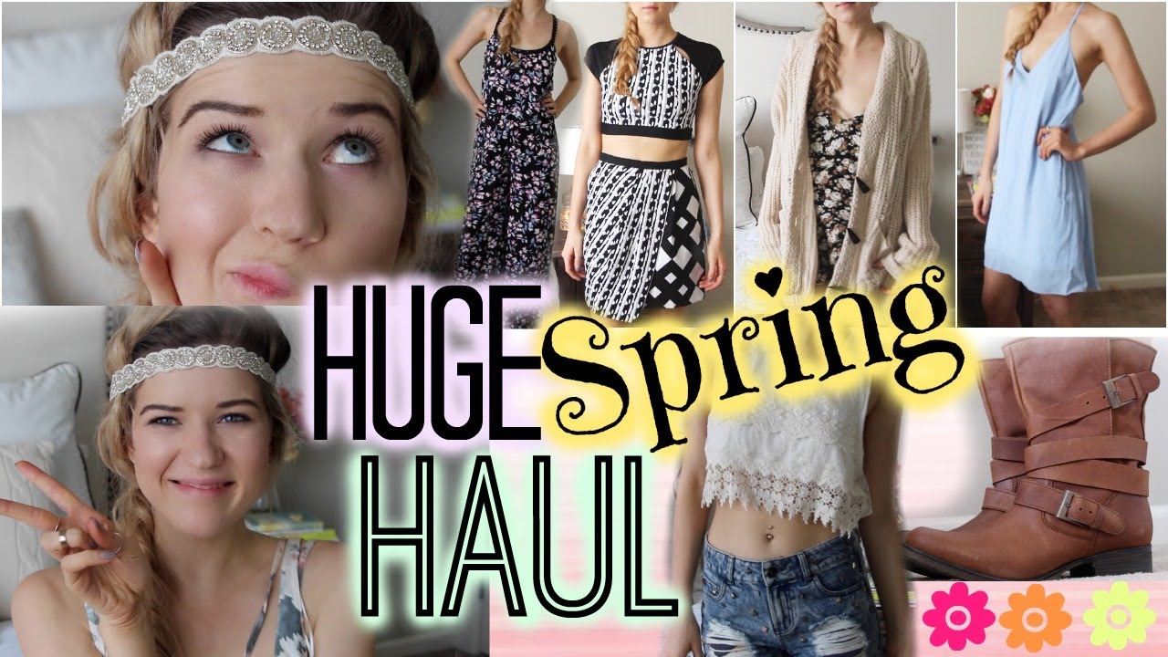 HUGE Spring Haul: ✿ Clothes, Shoes & MORE! ✿
