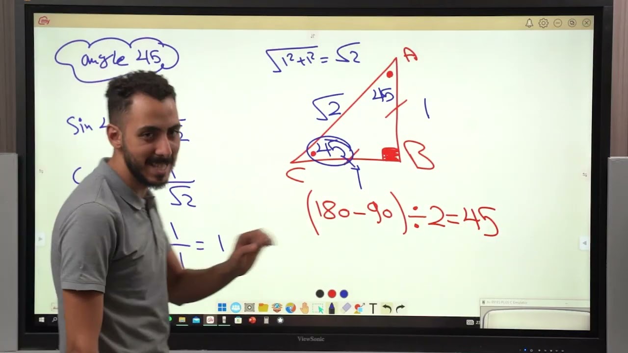 Middle 3 Trigonometry-lesson 2 Trigonometric function of some special angles 