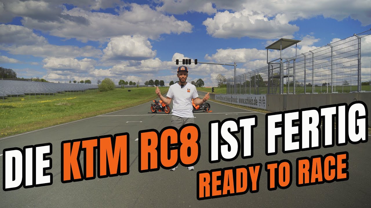 DIE KTM RC8 IST FERTIG
