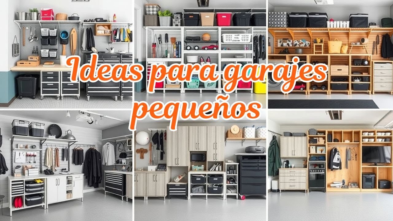 Ideas para guardar cosas en el garaje | Soluciones prácticas y orden inteligente para tu hogar
