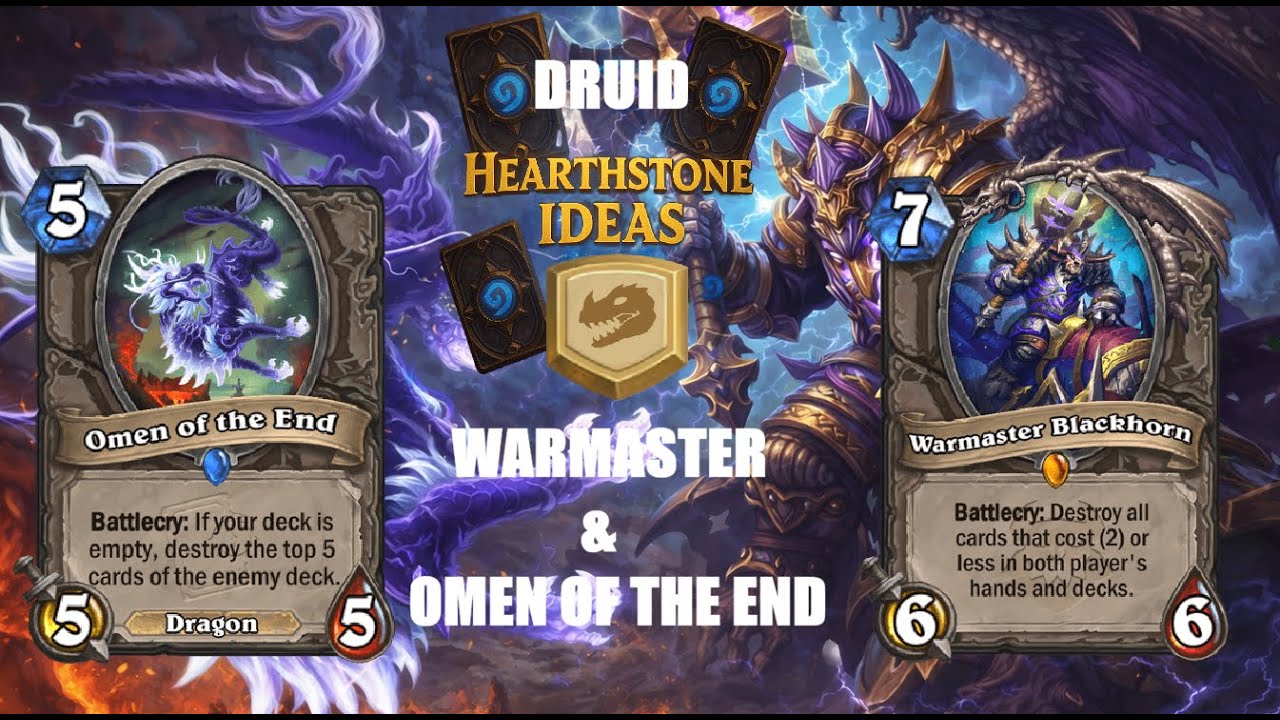 Warmaster & Omen - Druid ®Standard Hearthstone Gameplay