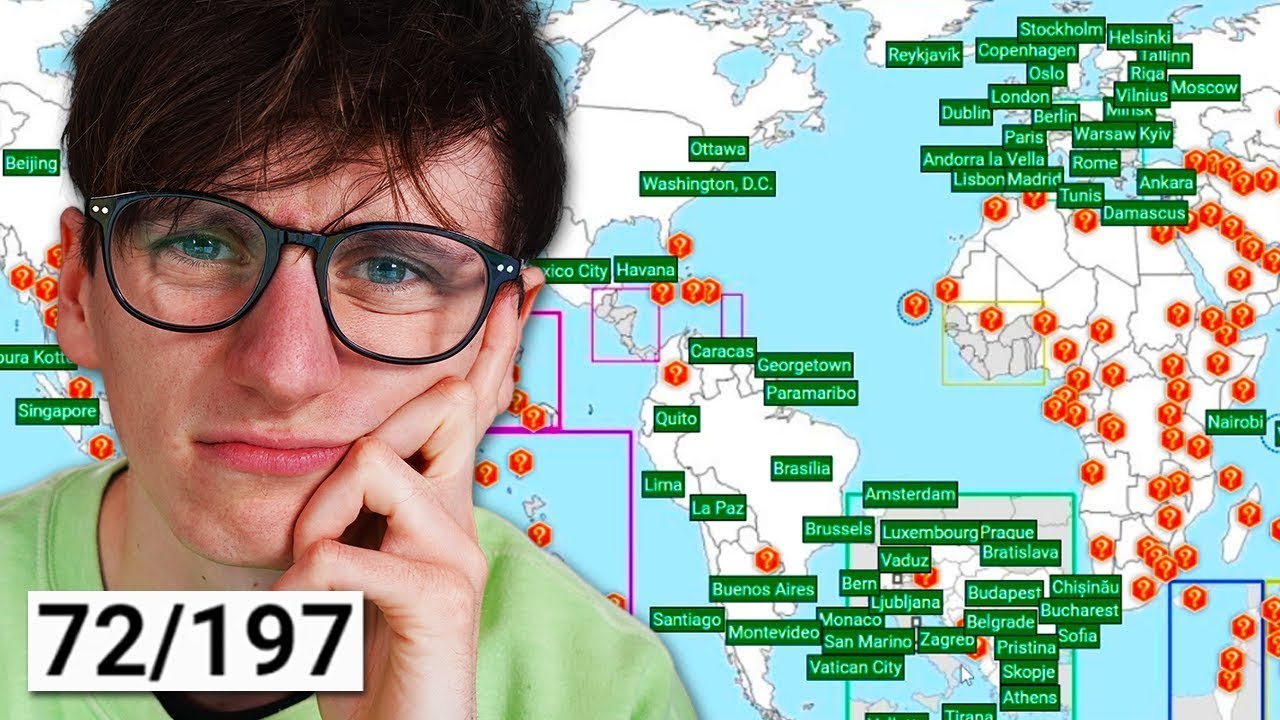 ¿Cuántas Capitales del Mundo Puedo Nombrar?
