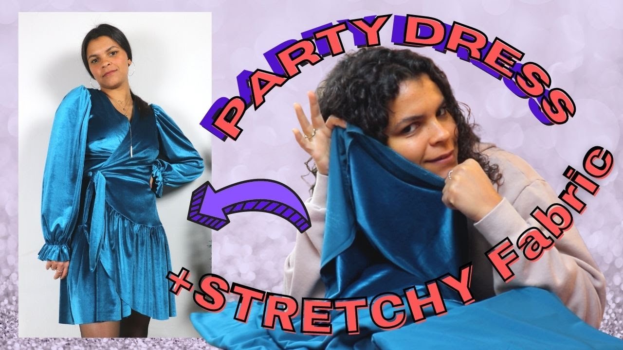 Velvet Party Dress - Sewing with STRETCH!