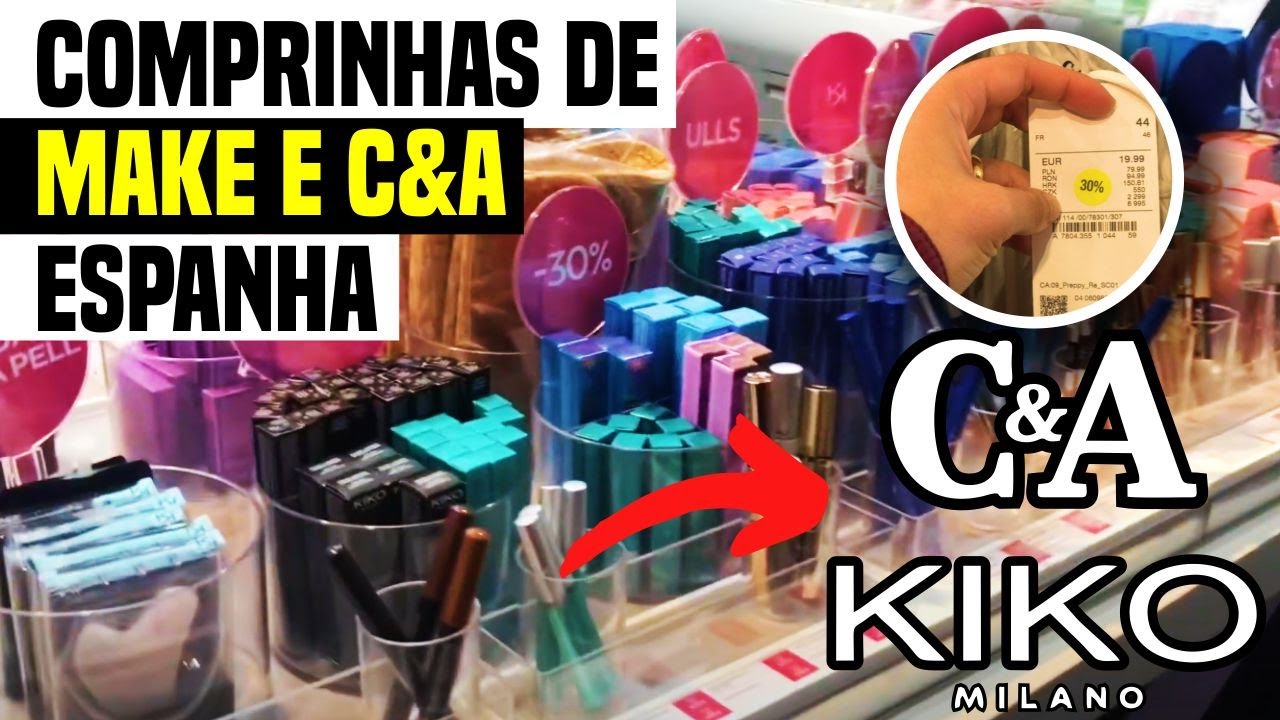 Comprinhas na Espanha🇪🇸 (Maquiagem na KIKO e loja C&A)