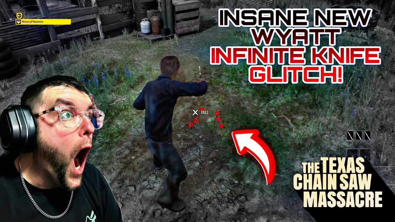BREAKING NEWS! INSANE NEW INFINITE WYATT THROWING KNIFE GLITCH! - The Texas Chain Saw Massacre