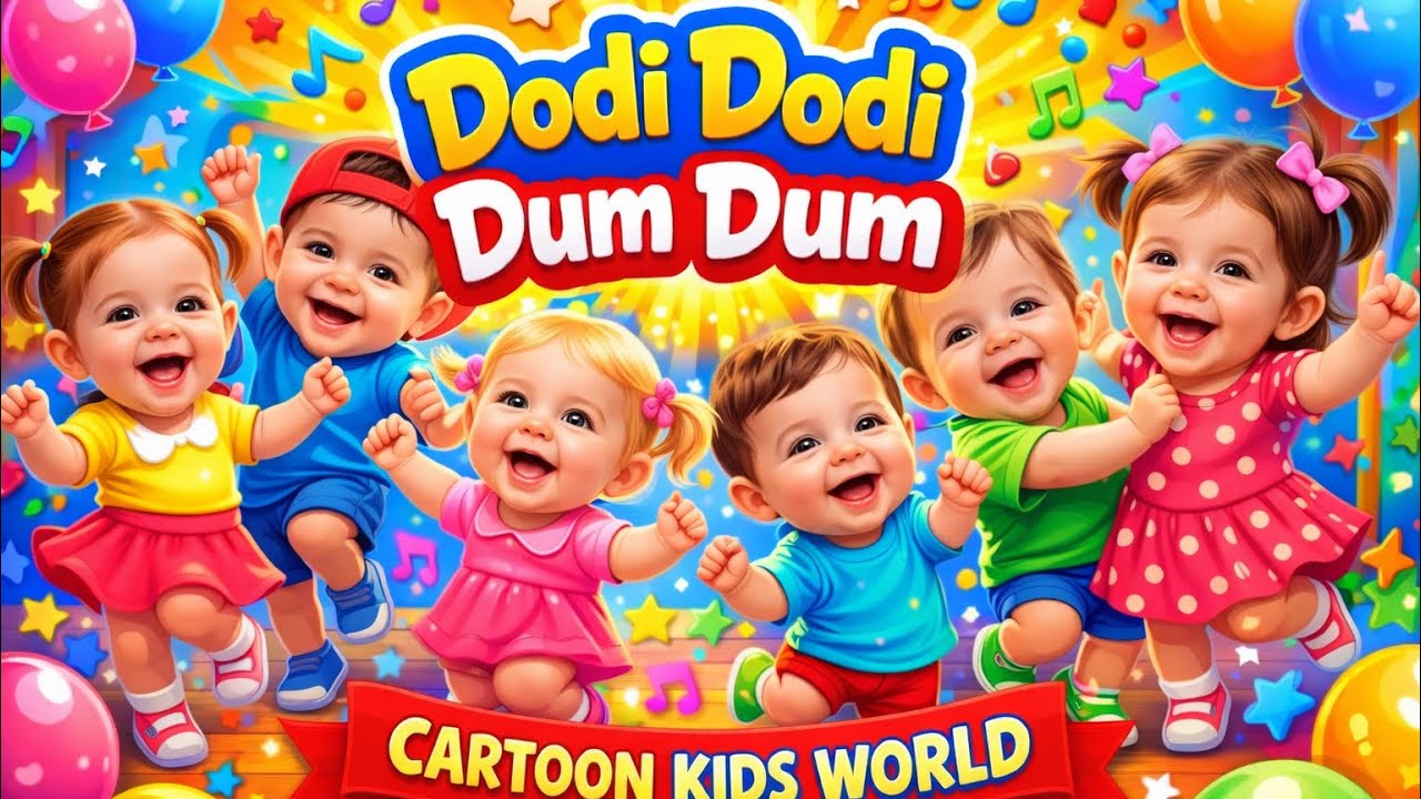 Dodi Dodi Dum Dum 🍭 | Kids Cartoon Song | Baby Dance Video | Hindi Rhymes #dubi #kids #cartoon 