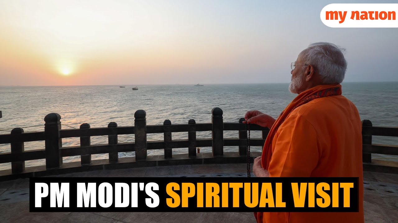 PM Modi meditates at Vivekananda Rock Memorial in Kanniyakumari, on a spiritual visit till June 1