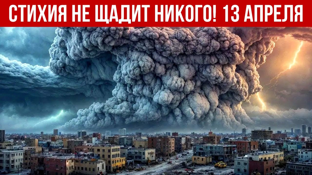 Новости Сегодня 13.04.2026 - Катаклизмы, ЧП, События дня | Россия США Китай Европа Индия