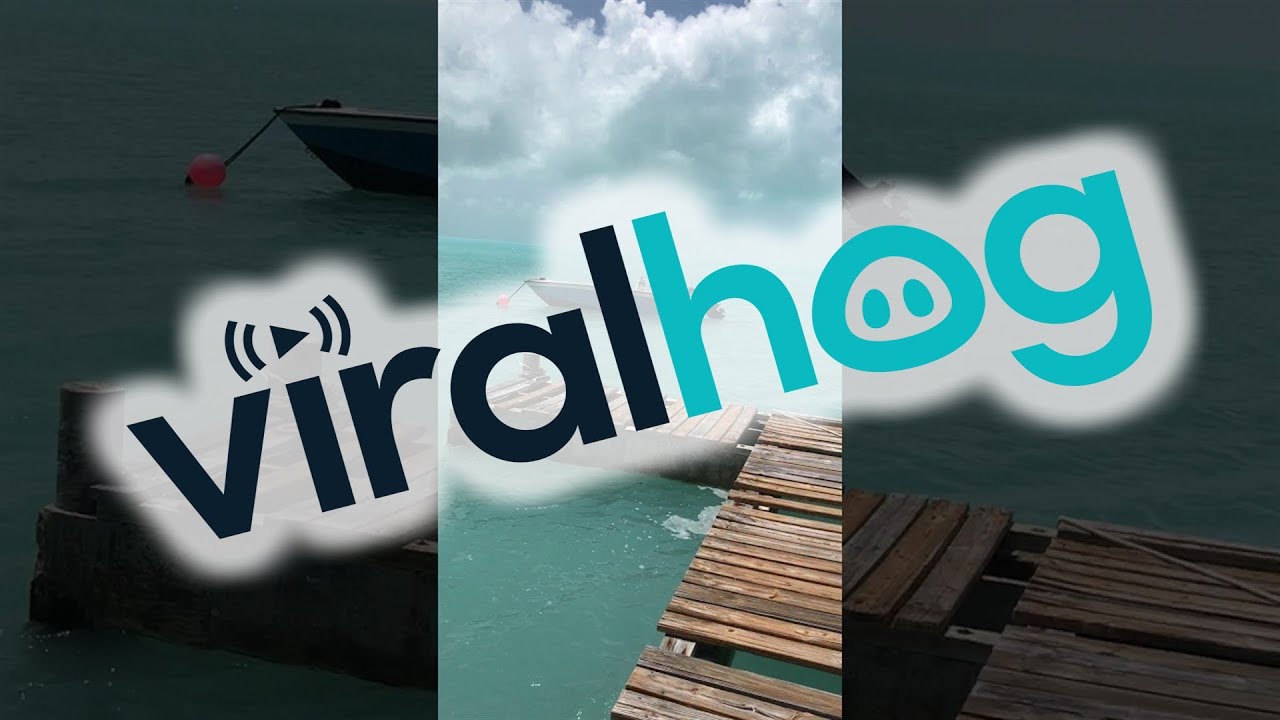 Hurricane Irma Returns Water To Bahamas Beach || ViralHog