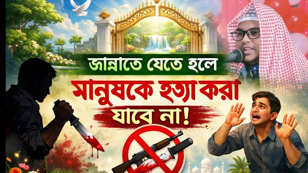 জান্নাতে যেতে হলে,মানুষকে হত্যা করা যাবে না!┇আব্দুল কাইয়ুম বিন আব্দুস ┇Abdul_Kaiyum_Bin_Abdus_Salam