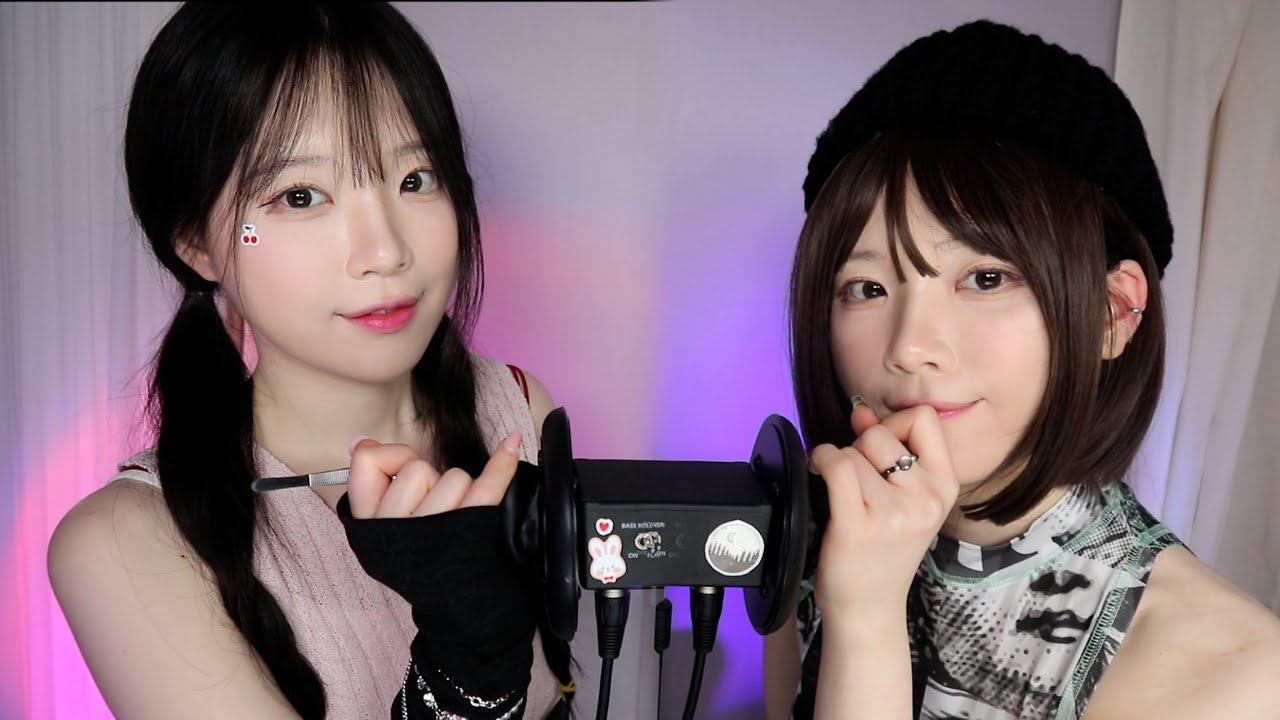 ASMR(Sub✔)Новая чистка ушей Mic Twin (выберите одного из близнецов)