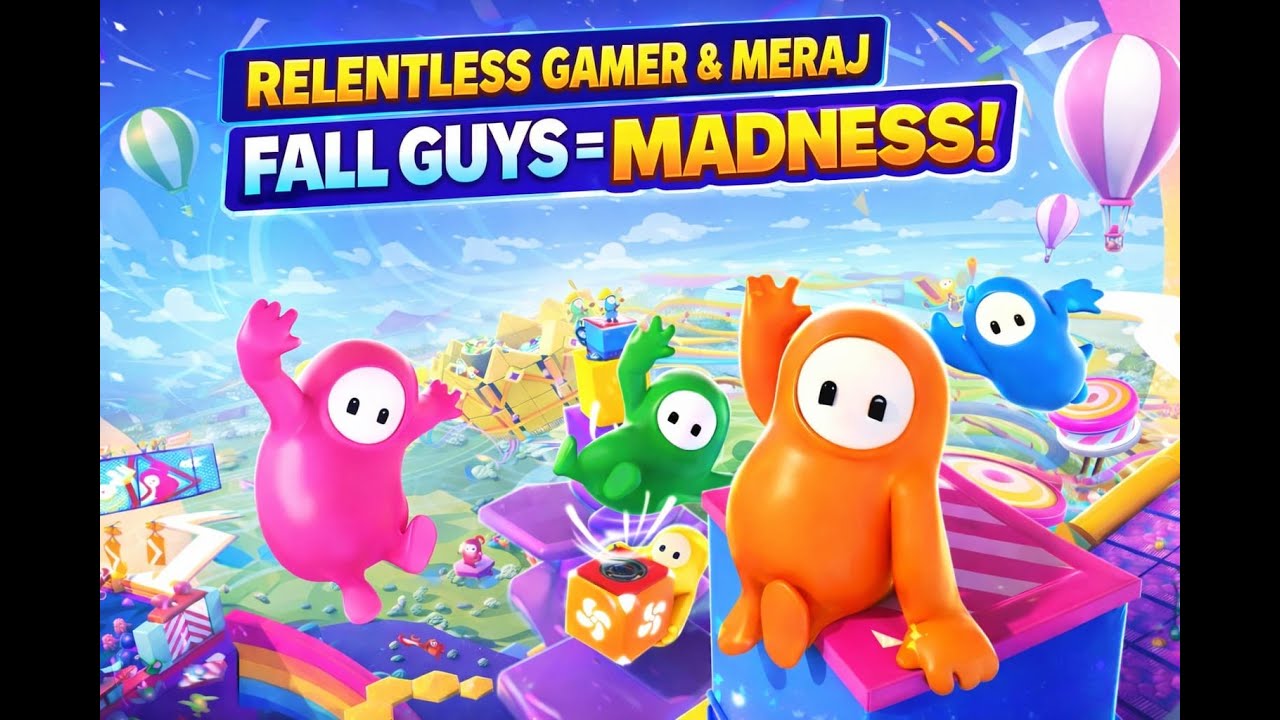 Fall Guys Chaos with Friends – Who Will Survive?!