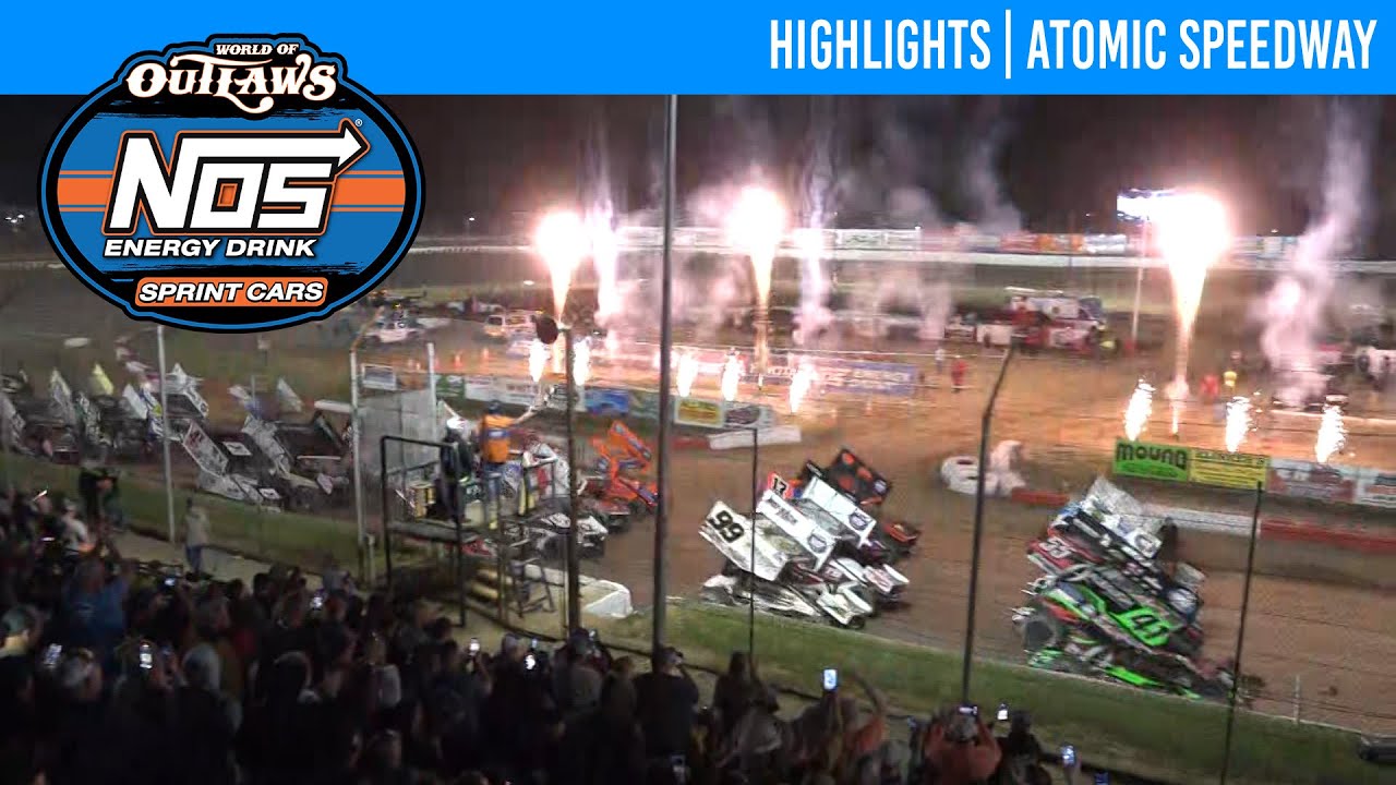 World of Outlaws NOS Energy Drink Sprint Cars | Atomic Speedway | May 26, 2025 | HIGHLIGHTS