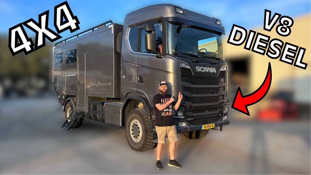 Touring a $1 Million SCANIA RV Imported from HOLLAND!