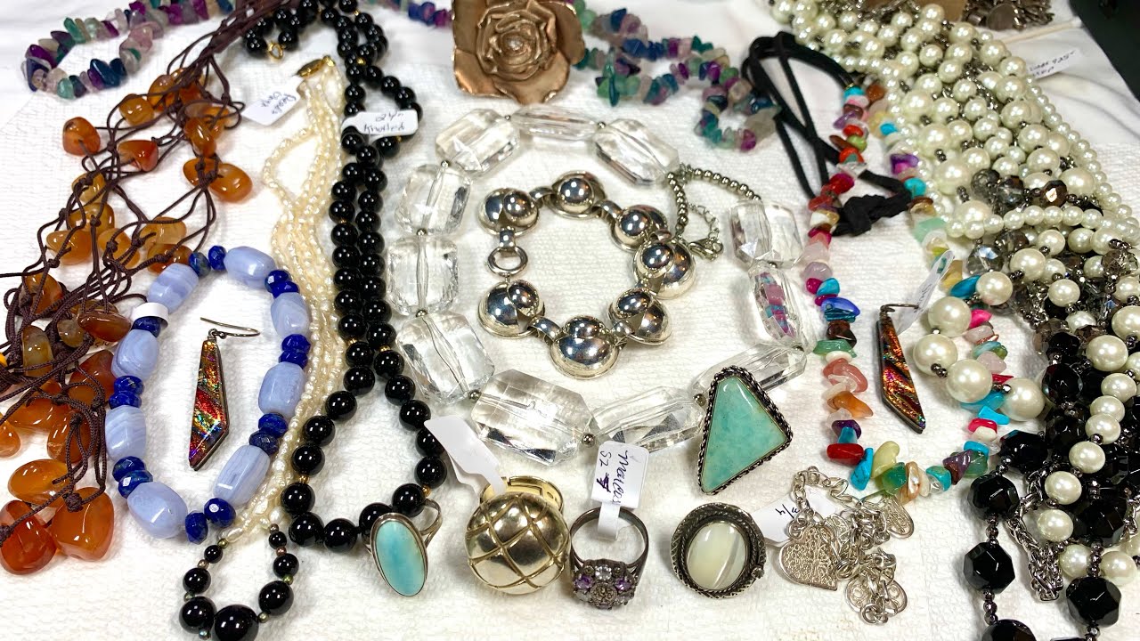 45Lb Jewelry Unboxing Ep11! 1940 Napier! Larimar! Rings! Sale! & More! #jewelryunboxing