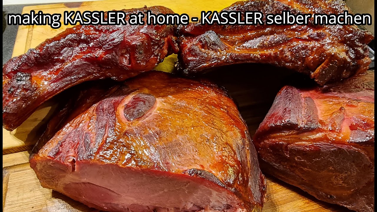 🔥🔥 Homemade KASSLER, curing & smoking - KASSLER selber machen, pökeln & räuchern [Tutorial] 4K 🔥🔥