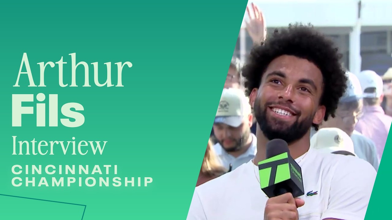 Arthur Fils reacts to FIRST Masters 1000 Title 🏆 | 2026 Cincinnati
