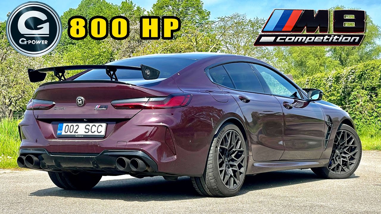 800HP BMW M8 Gran Coupe G-Power // 313KMH REVIEW on Autobahn