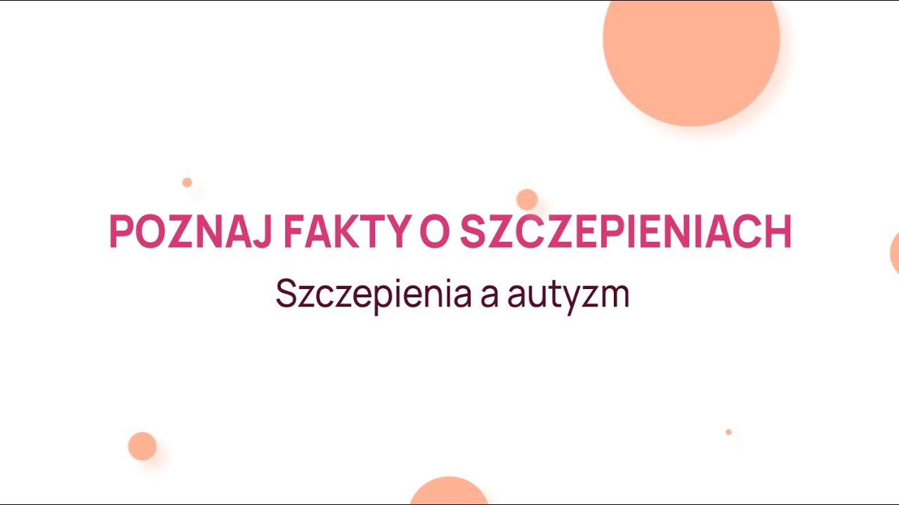 Szczepienia a autyzm - Poznaj fakty o szczepieniach