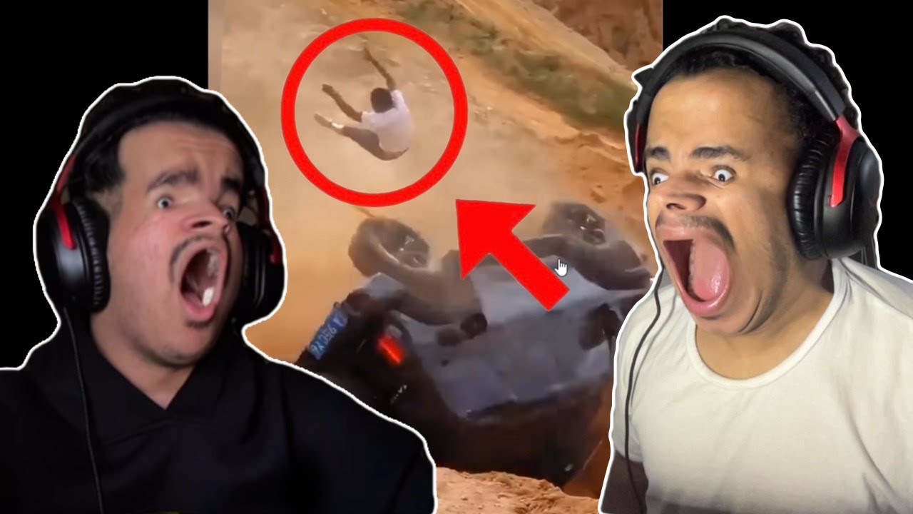 تيك توك ( طار من سقف السيارة 😱!! ) ميمز 1000$