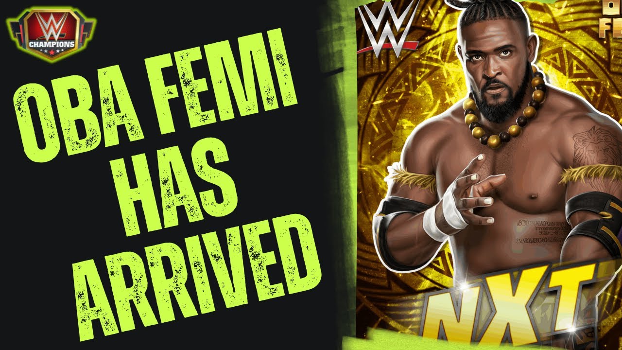 6 Star Gold Oba Femi-WWE Champions