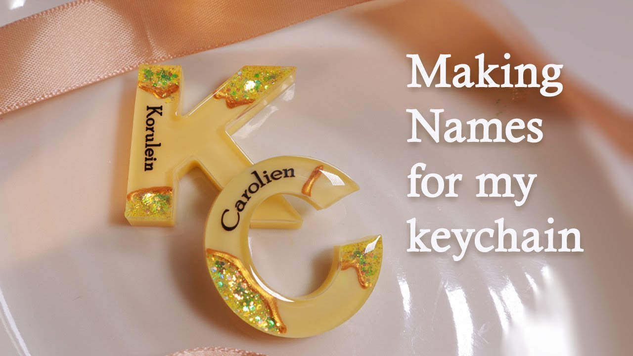 DIY Resin Name Letter Keychain | Easy & Beautiful Tutorial | Step‑by‑Step Guide